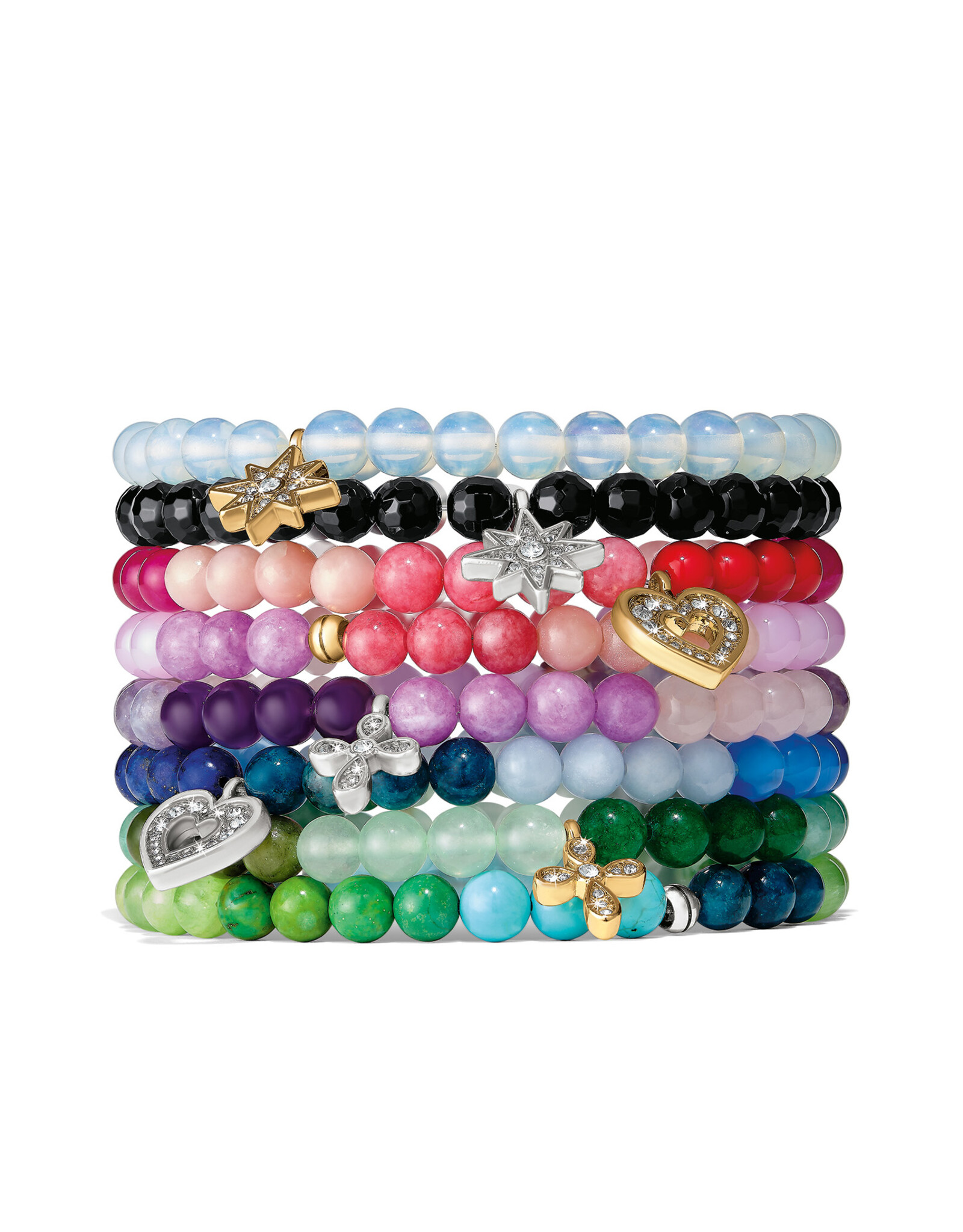 Brighton Brighton JF0277 Enchanting Star Gold Stretch Bracelet