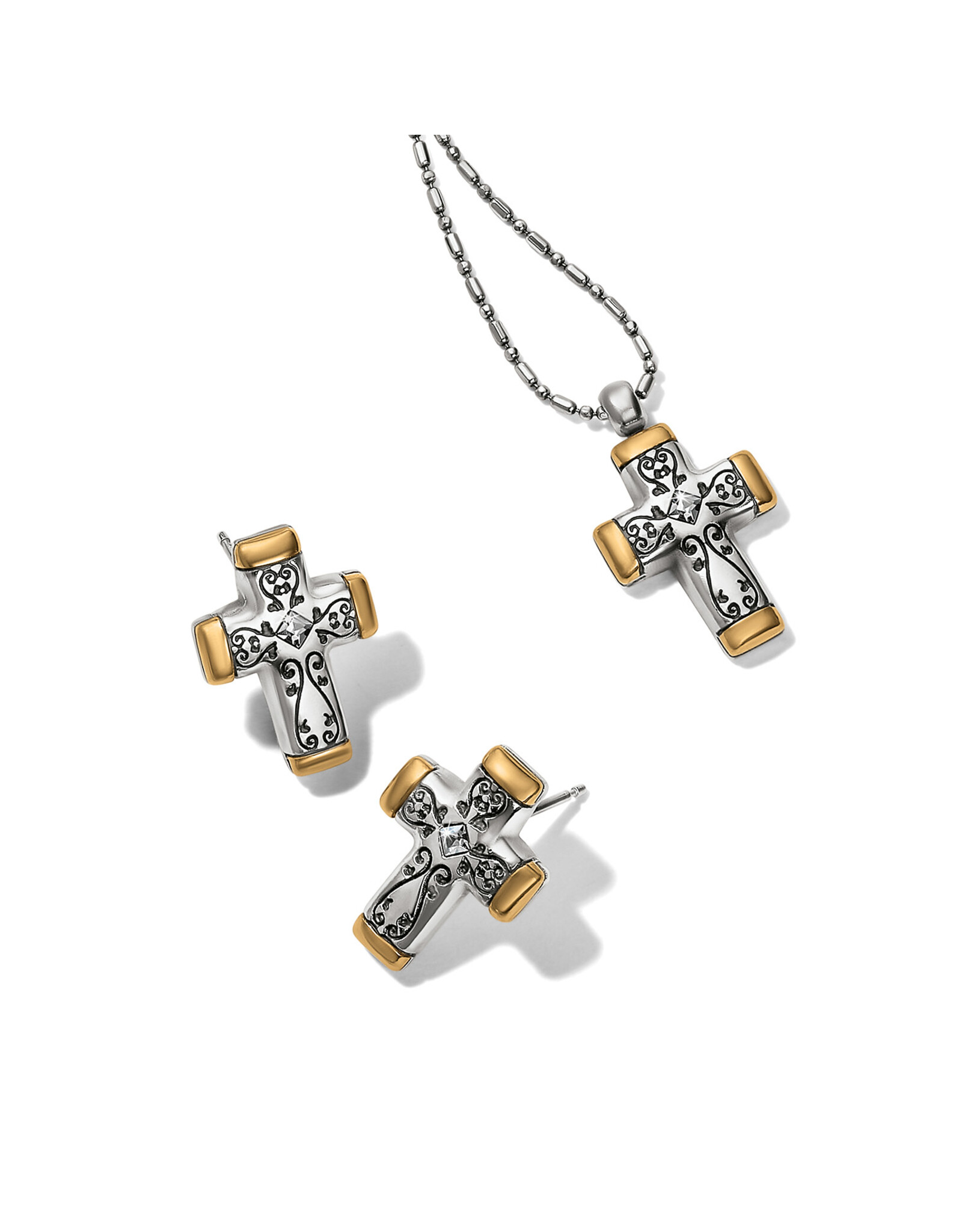 Brighton Brighton JL0591 Venezia Cross Reversible Necklace