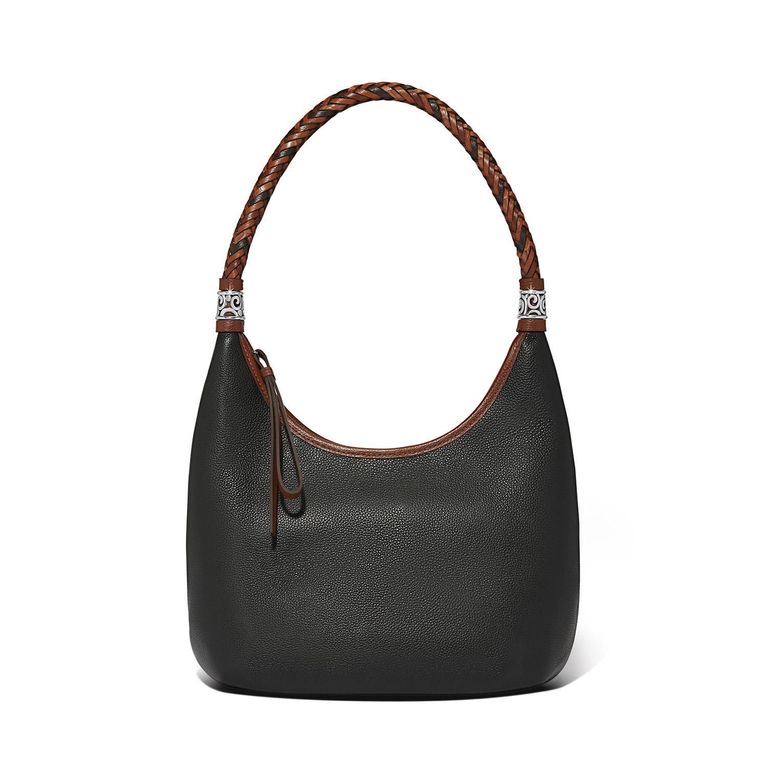 Brighton H44473 Black Shelby Large Hobo - The Mercantile at Springdale