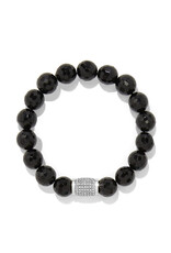 Brighton Brighton JF0372 Meridian Solis Black Bead Stretch Bracelet