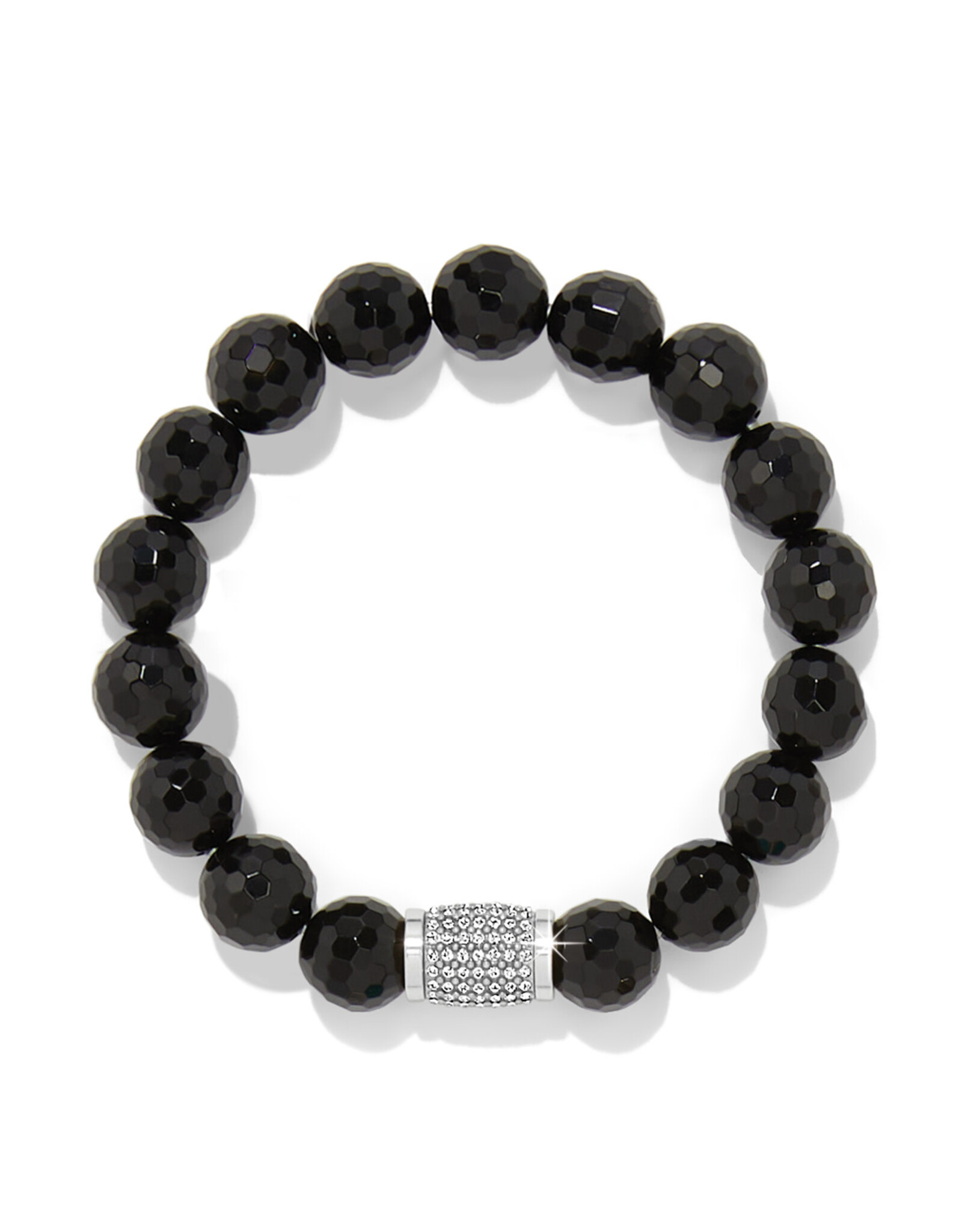 Brighton Brighton JF0372 Meridian Solis Black Bead Stretch Bracelet