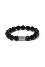 Brighton Brighton JF0372 Meridian Solis Black Bead Stretch Bracelet