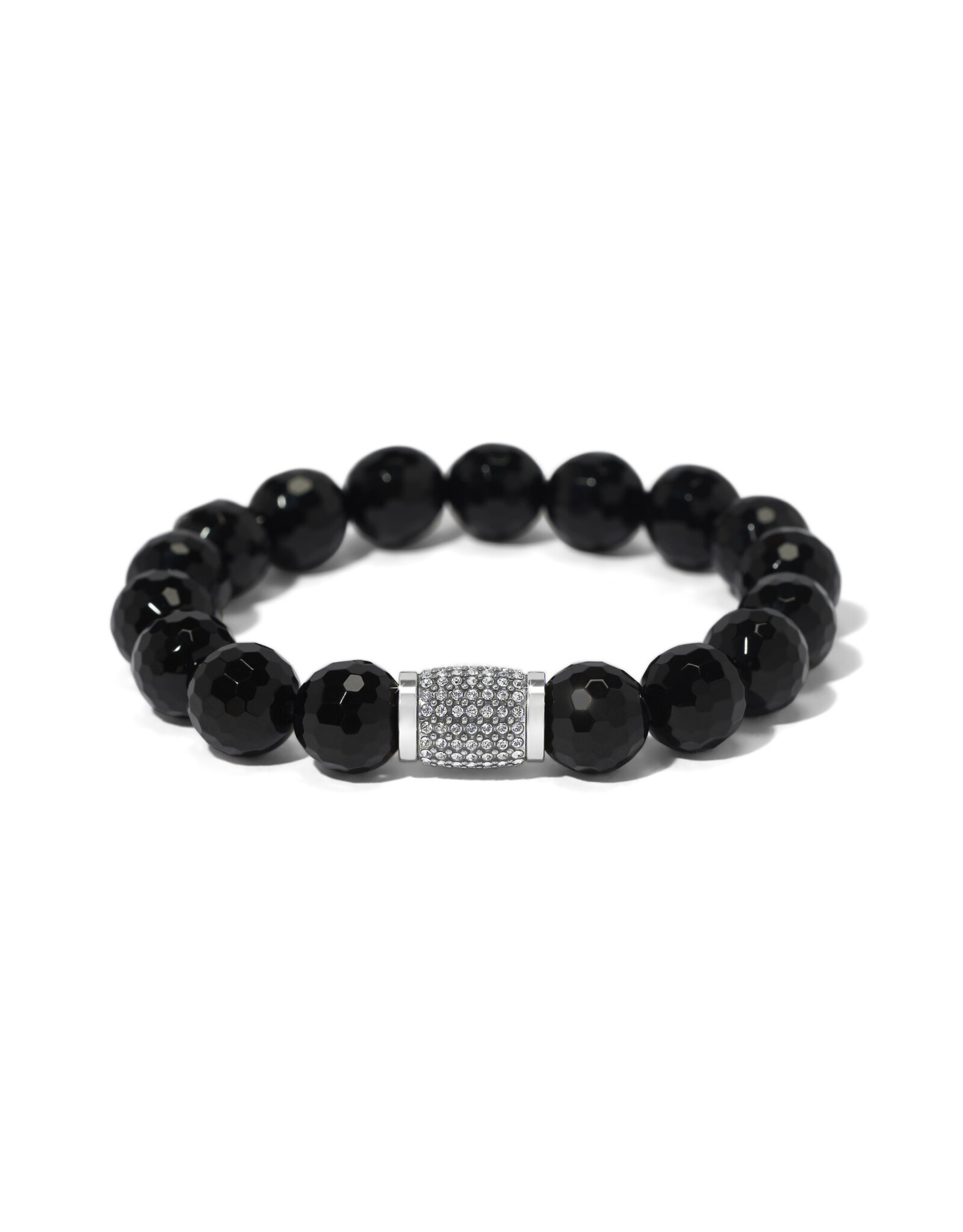 Brighton Brighton JF0372 Meridian Solis Black Bead Stretch Bracelet