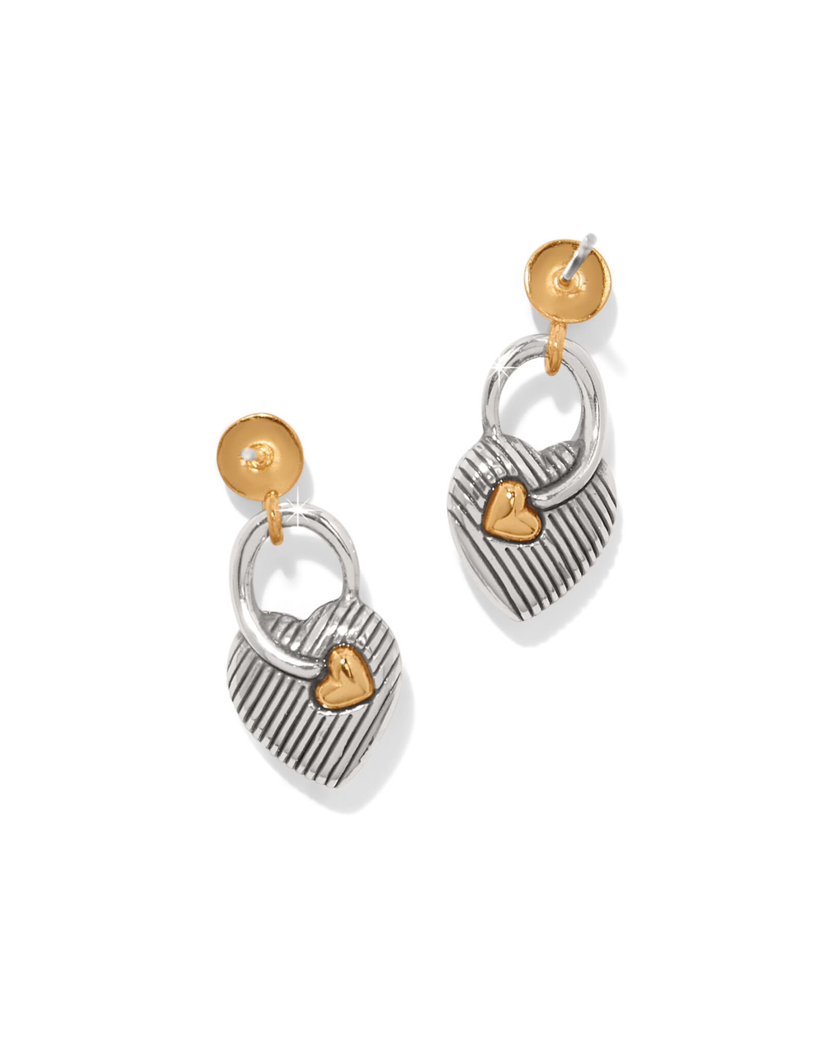 Brighton Brighton JA0206 One Heart Post Drop Earrings