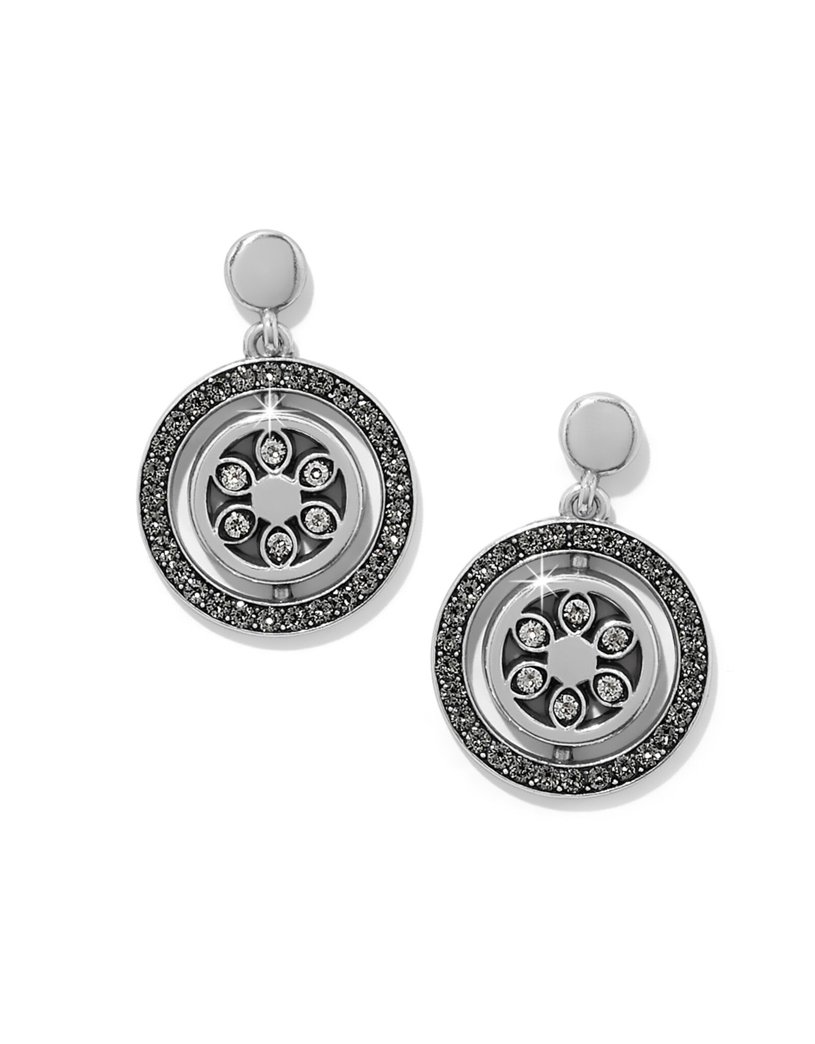 Brighton Brighton JA0199 Flora Petite Silver Post Earrings