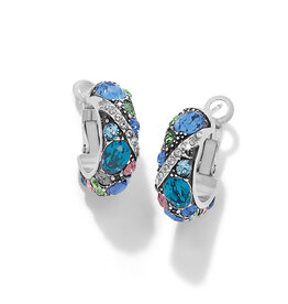 Brighton Brighton JA0205 Trust Your Journey Blues Hoop Earrings