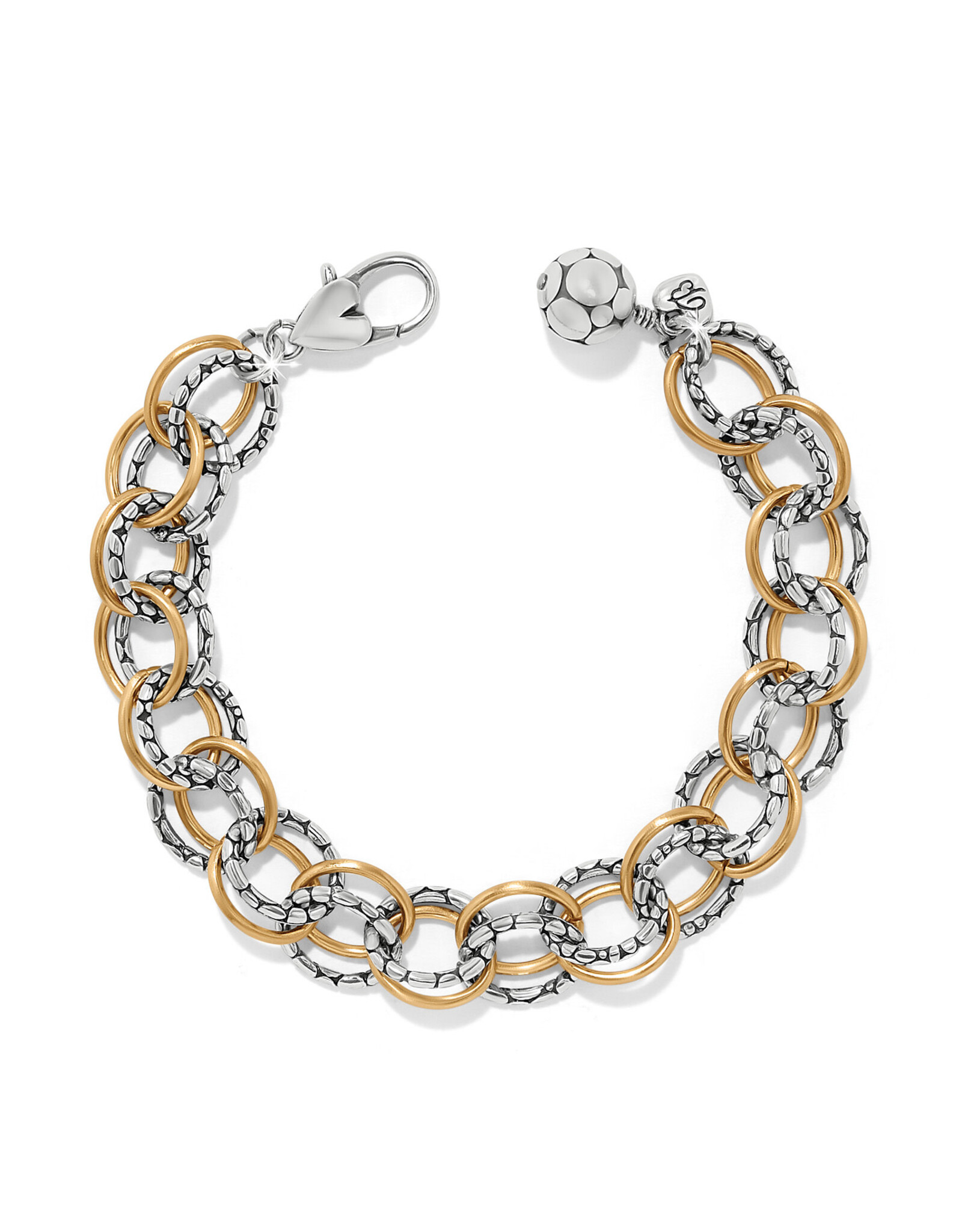 Brighton Brighton JF0377 Pebble Link Two Tone Bracelet