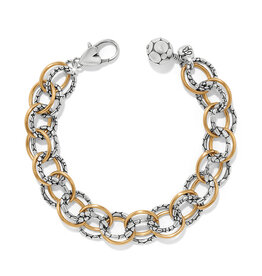 Brighton Brighton JF0377 Pebble Link Two Tone Bracelet