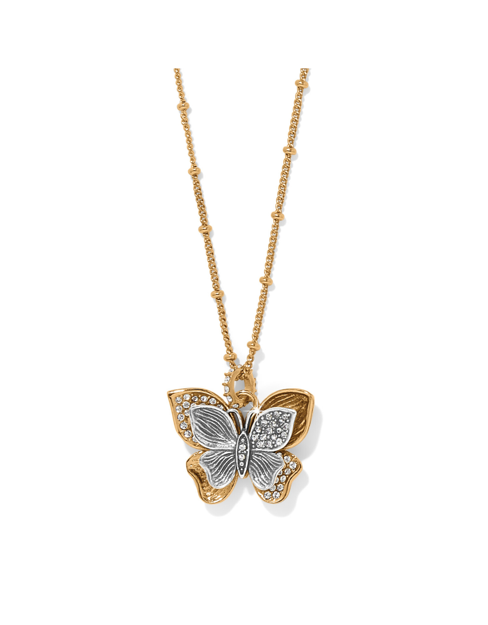 Brighton Brighton JM0037 Everbloom Flutter Pave Necklace