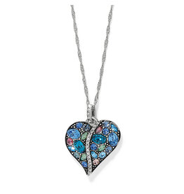 Brighton Brighton JM0056 Trust Your Journey Blues Heart Necklace