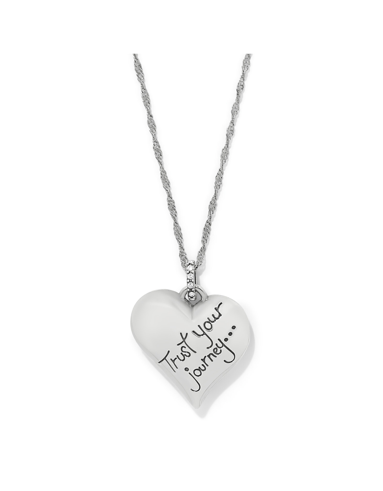 Brighton Brighton JM0056 Trust Your Journey Blues Heart Necklace