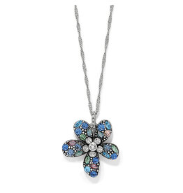Brighton Brighton JM0057 Trust Your Journey Blues Flower Necklace