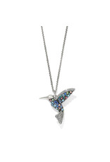 Brighton Brighton JM0059 Trust Your Journey Blues Hummingbird Necklace