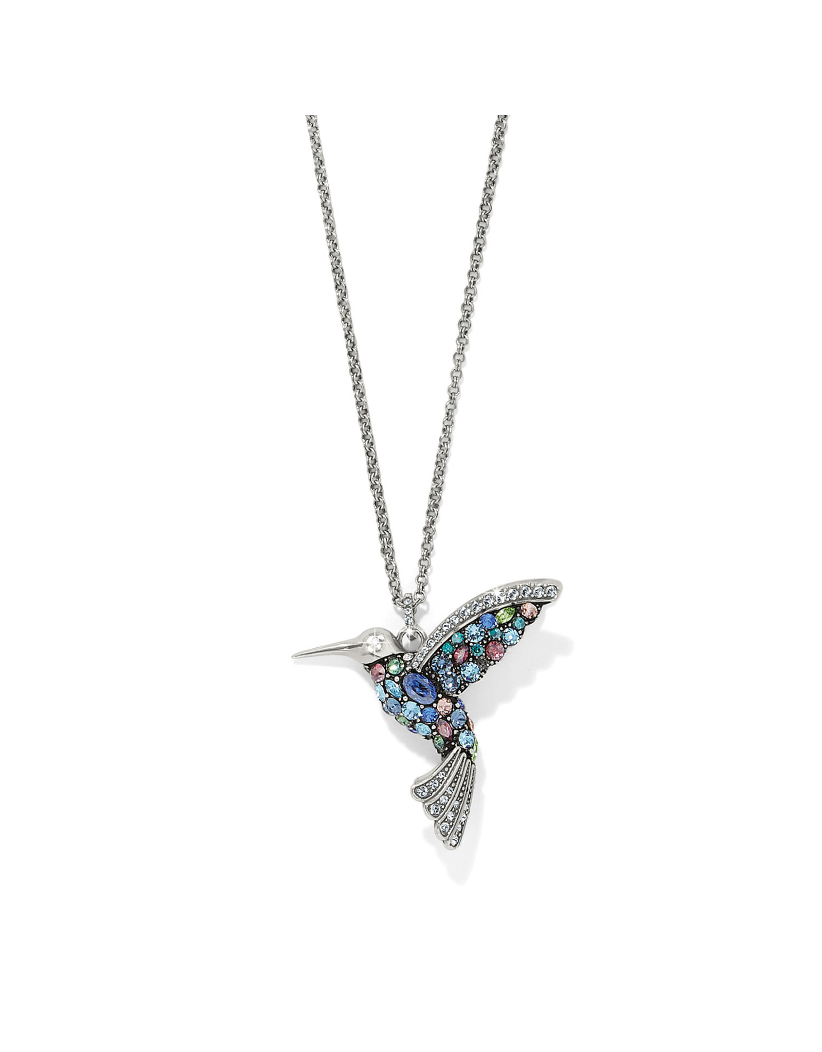 Brighton Brighton JM0059 Trust Your Journey Blues Hummingbird Necklace