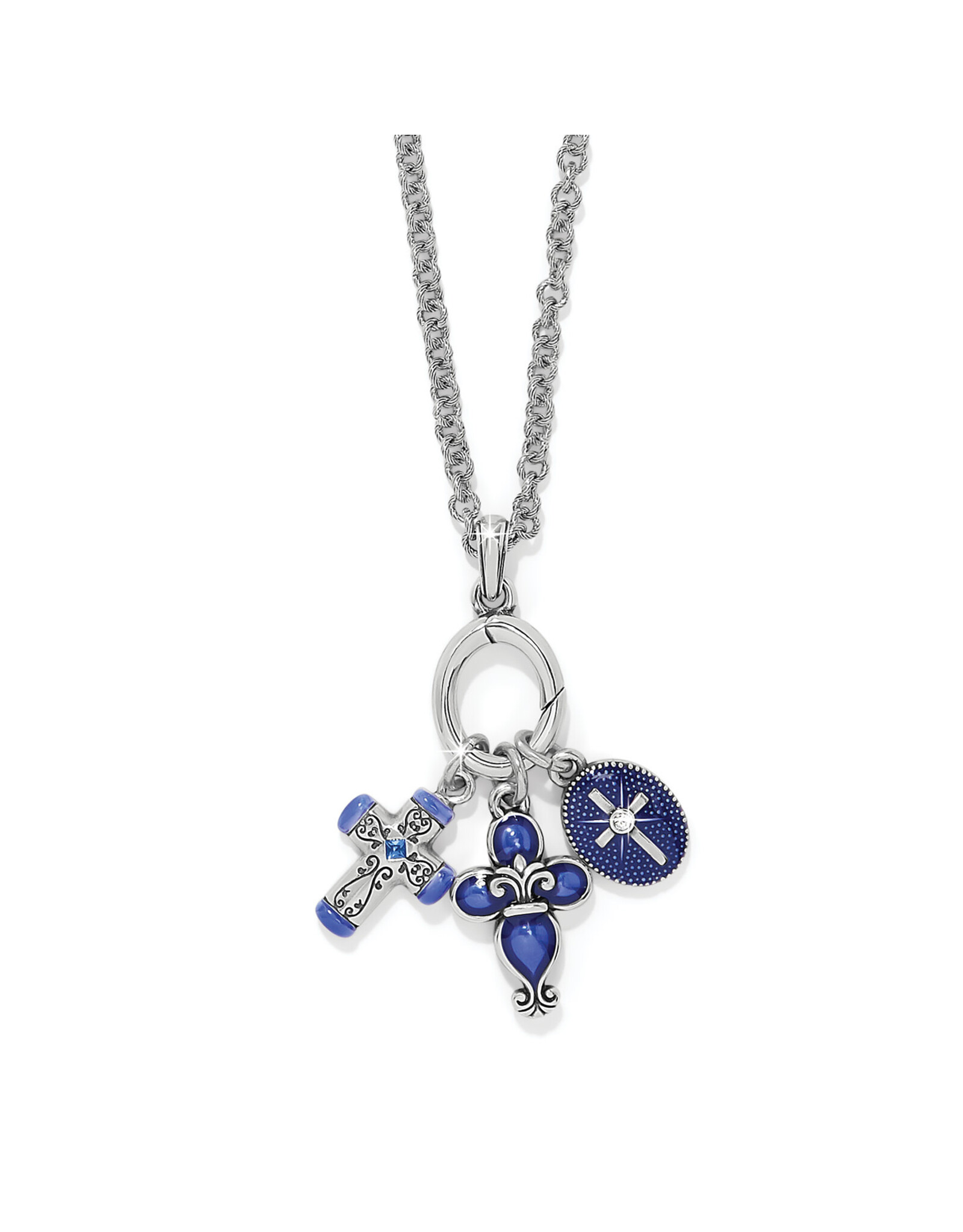 Brighton Brighton JM0065 Unity Cross Blue Necklace