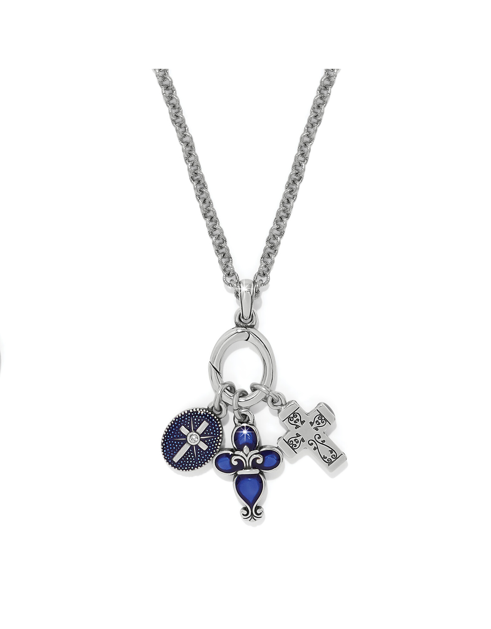 Brighton Brighton JM0065 Unity Cross Blue Necklace