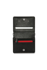 Brighton Brighton T22743 Black Interlok Harmony Small Wallet