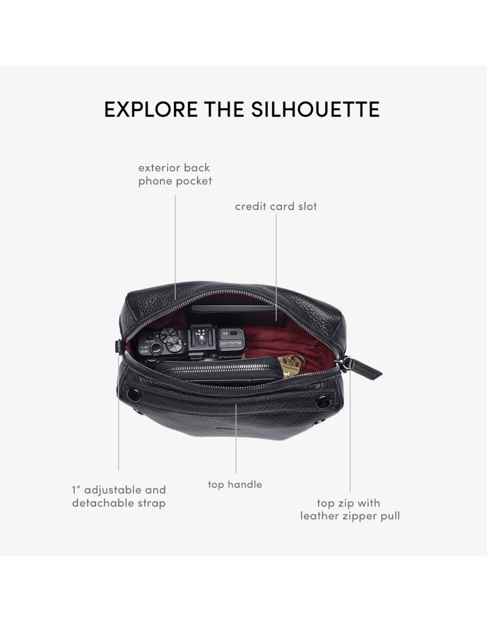 Hammitt Hammitt Evan Crossbody SML Black