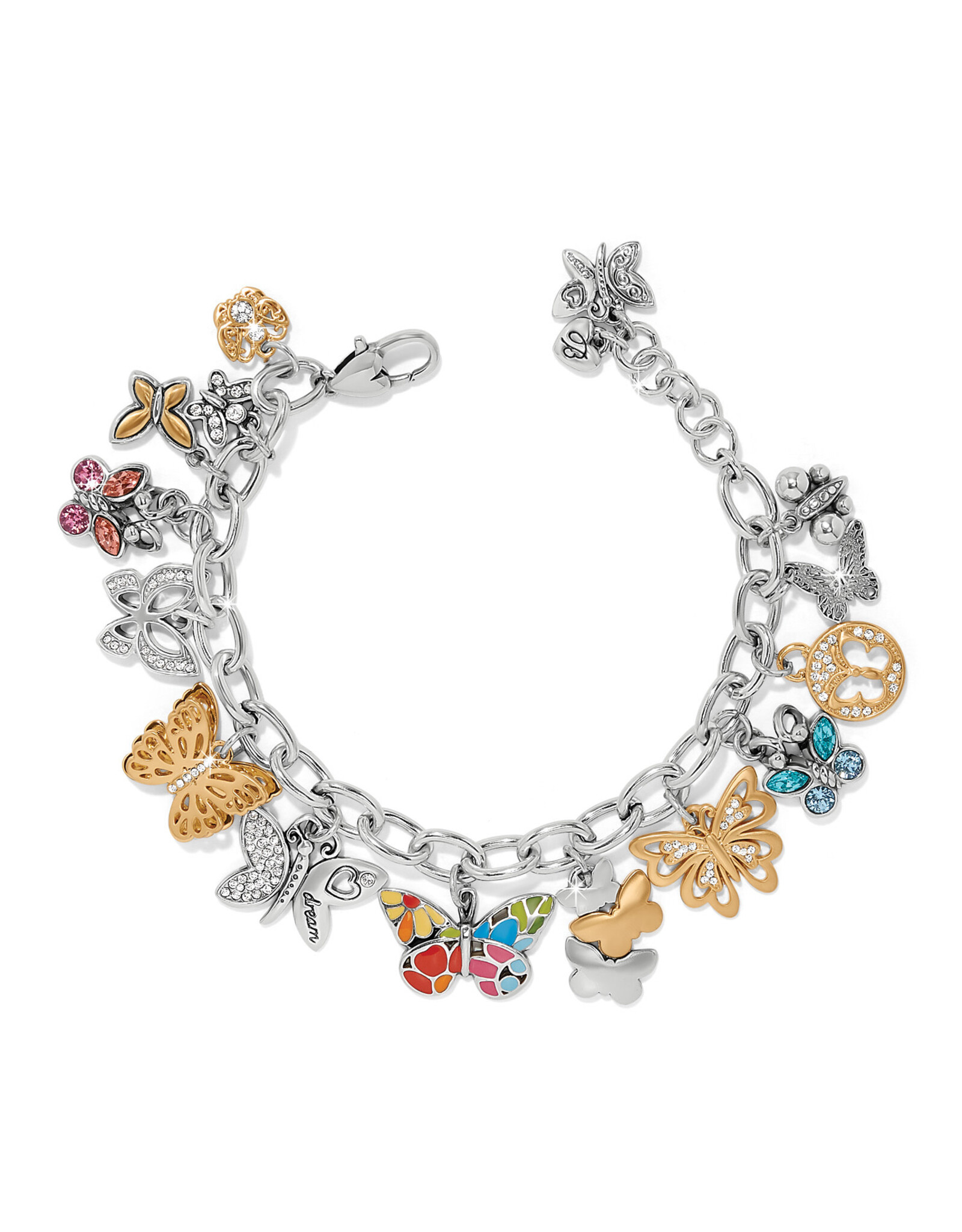 Brighton Brighton JF0370 Forever Butterfly Charm Bracelet