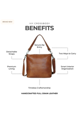Latico Latico 3273COG Ivy Crossbody Cognac