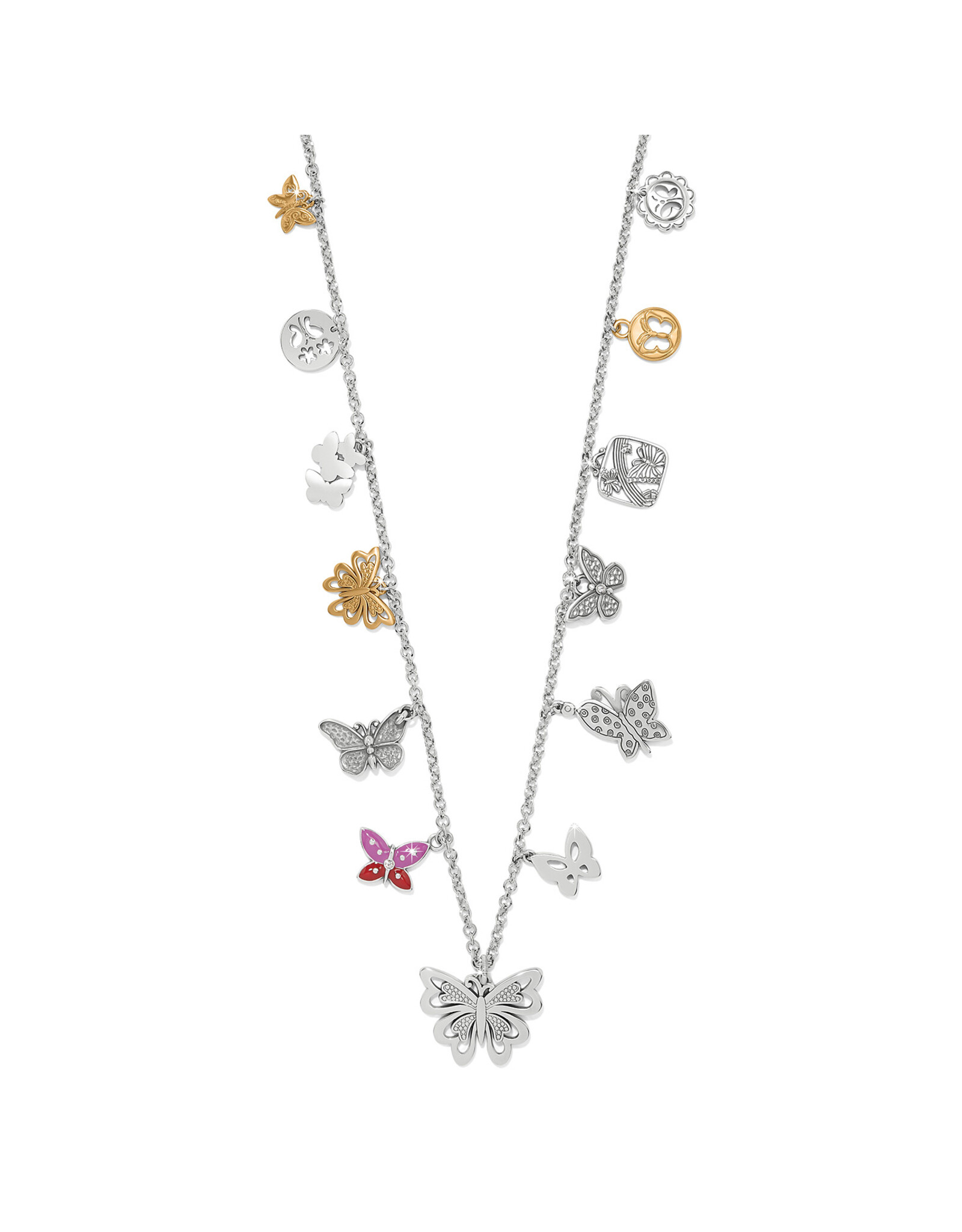 Brighton Brighton JM0067 Forever Butterfly Charm Necklace