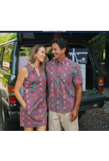 Reyn Spooner Reyn M687012525 Hawaiian Christmas 2025 Button Front Red