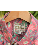 Reyn Spooner Reyn M687012525 Hawaiian Christmas 2025 Button Front Red