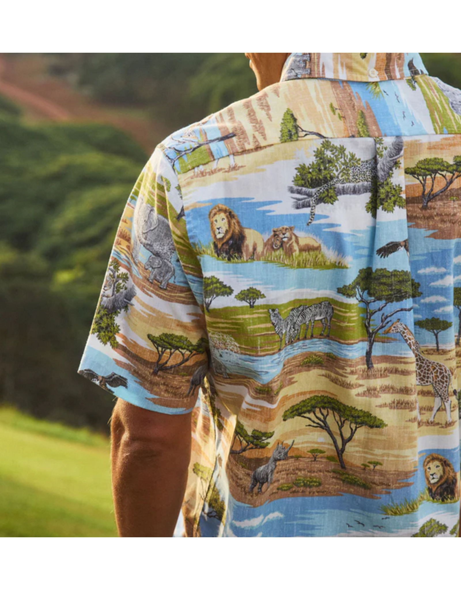 Reyn Spooner Reyn M670112525 Africa Savanna Classic Button Front