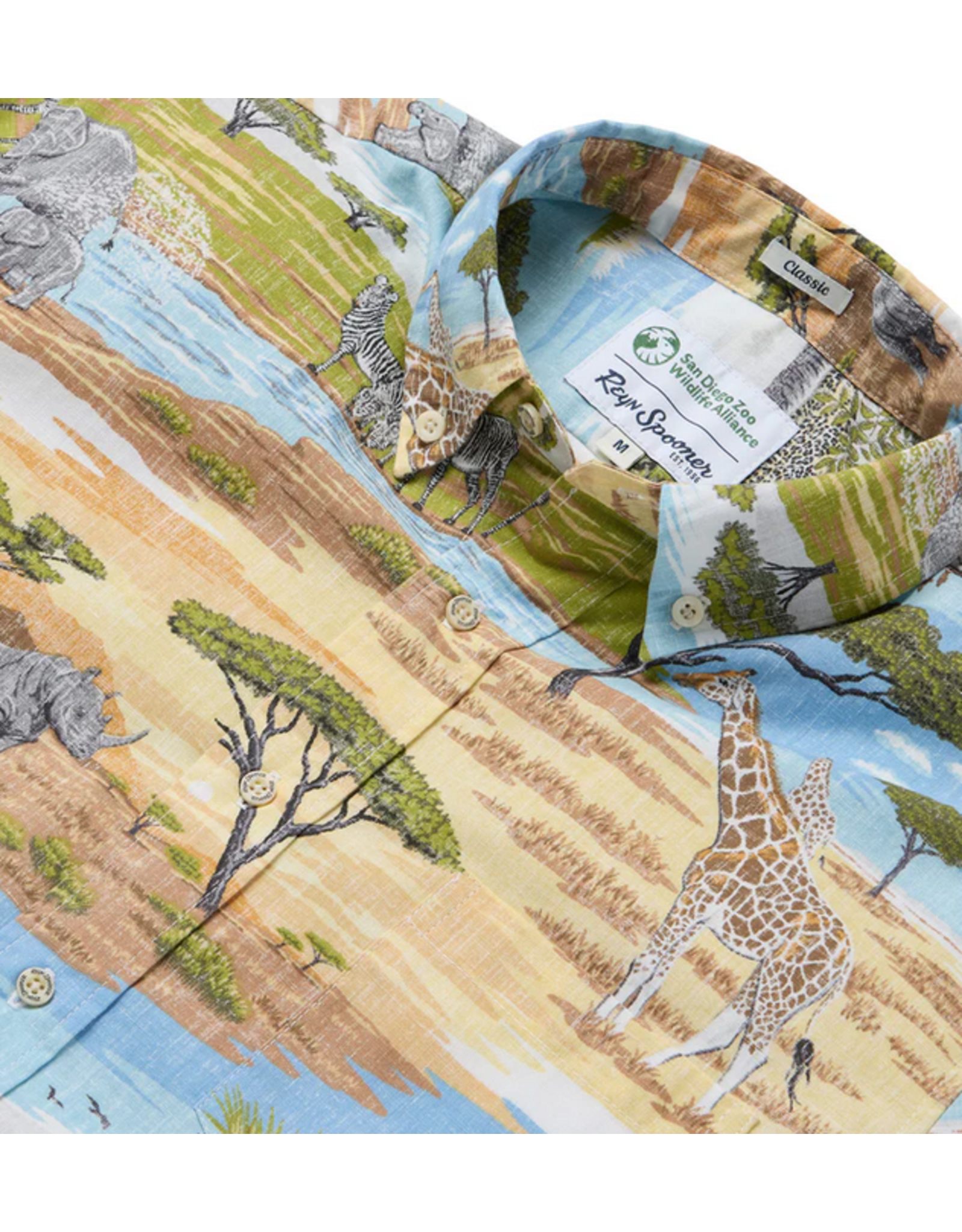 Reyn Spooner Reyn M670112525 Africa Savanna Classic Button Front