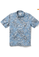 Reyn Spooner Reyn M661012525 Koi Stream by Eddy Classic Button Front Dusty Blue