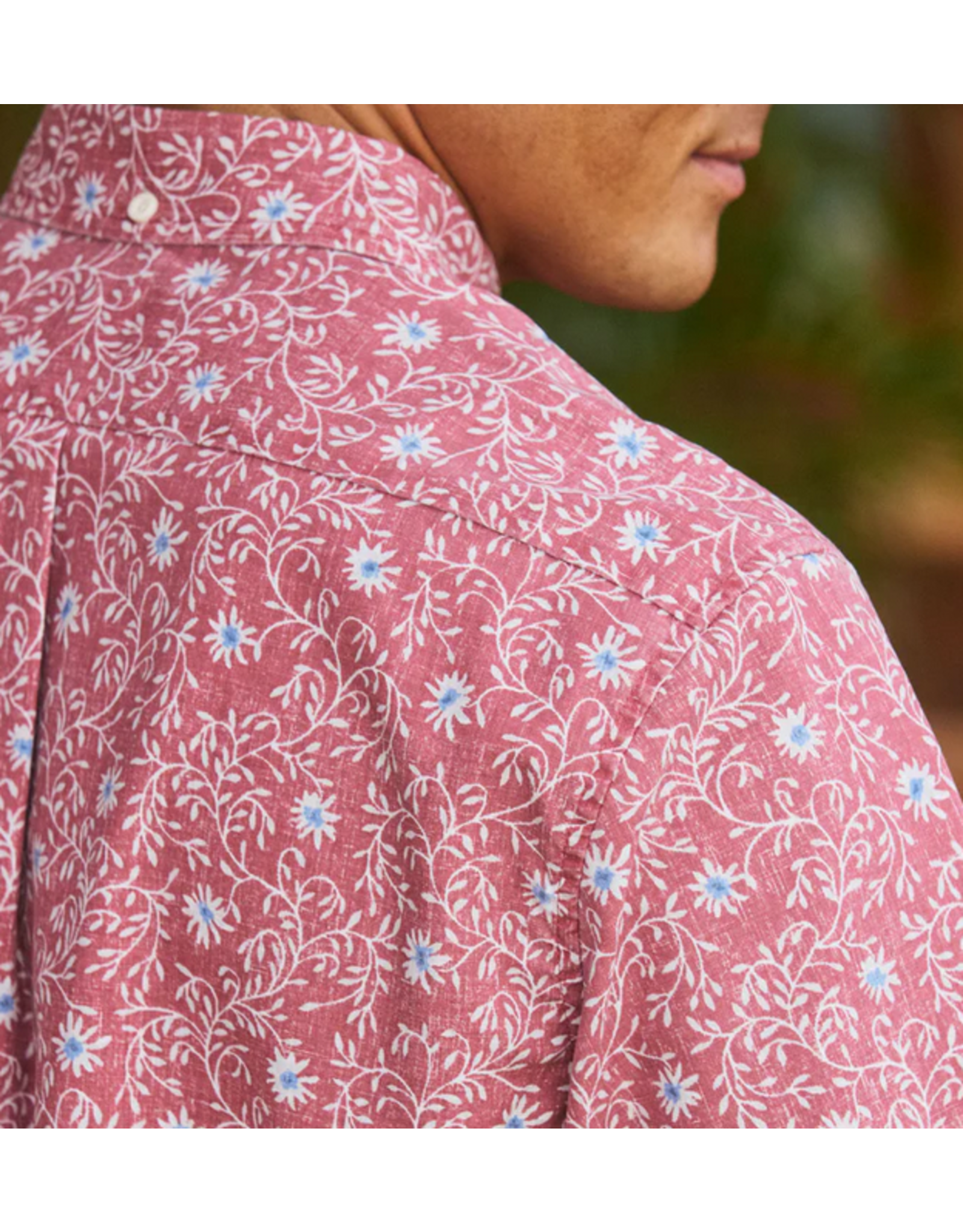 Reyn Spooner Reyn M670412525 Country Daisy Button Front Faded Ginger