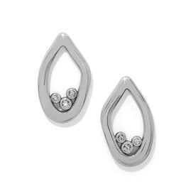 Brighton Brighton JA0230 Cascade Lumina Silver Post Earrings