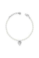 Brighton Brighton JF0402 Cascade Embrace Pearl Heart Bracelet