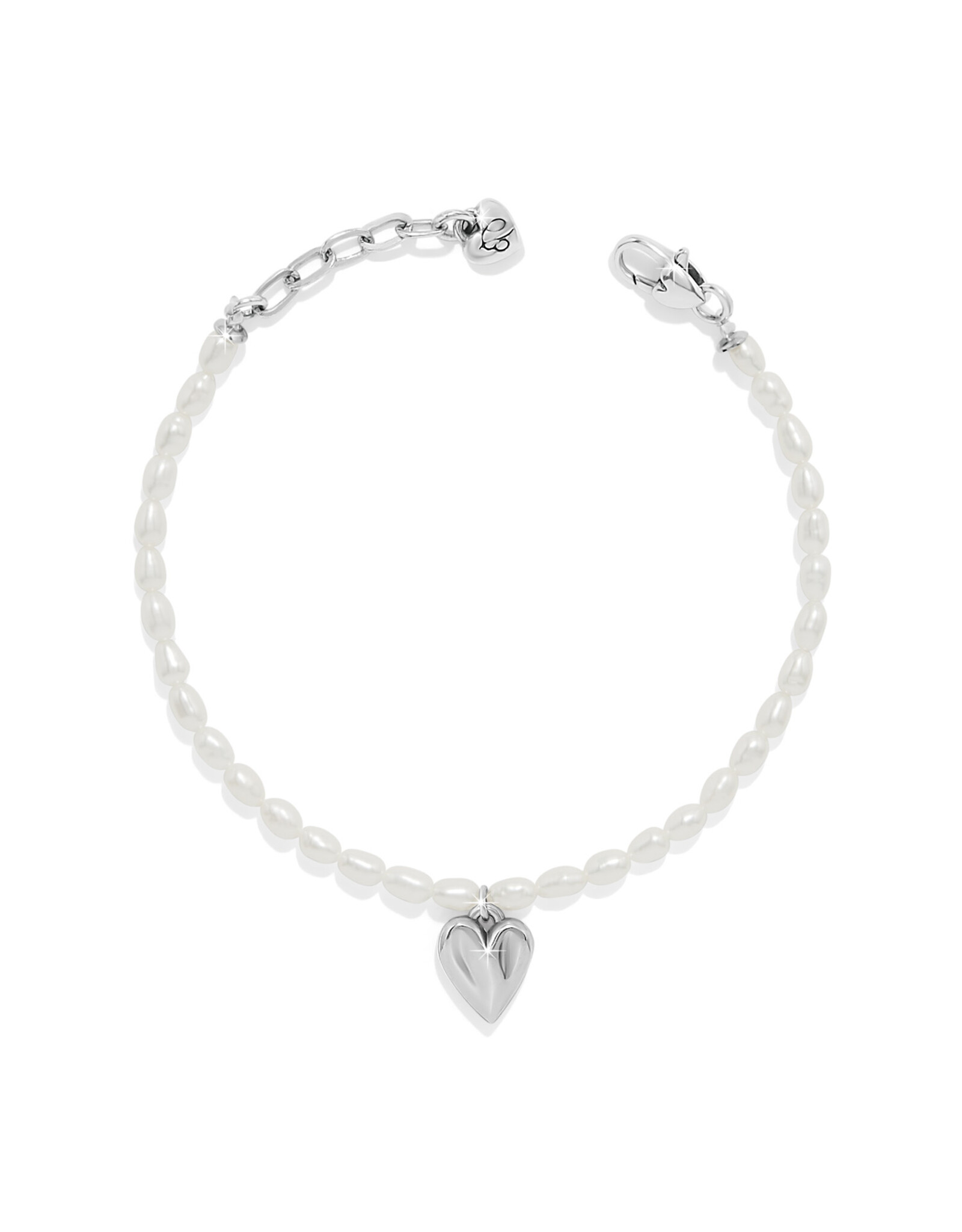 Brighton Brighton JF0402 Cascade Embrace Pearl Heart Bracelet