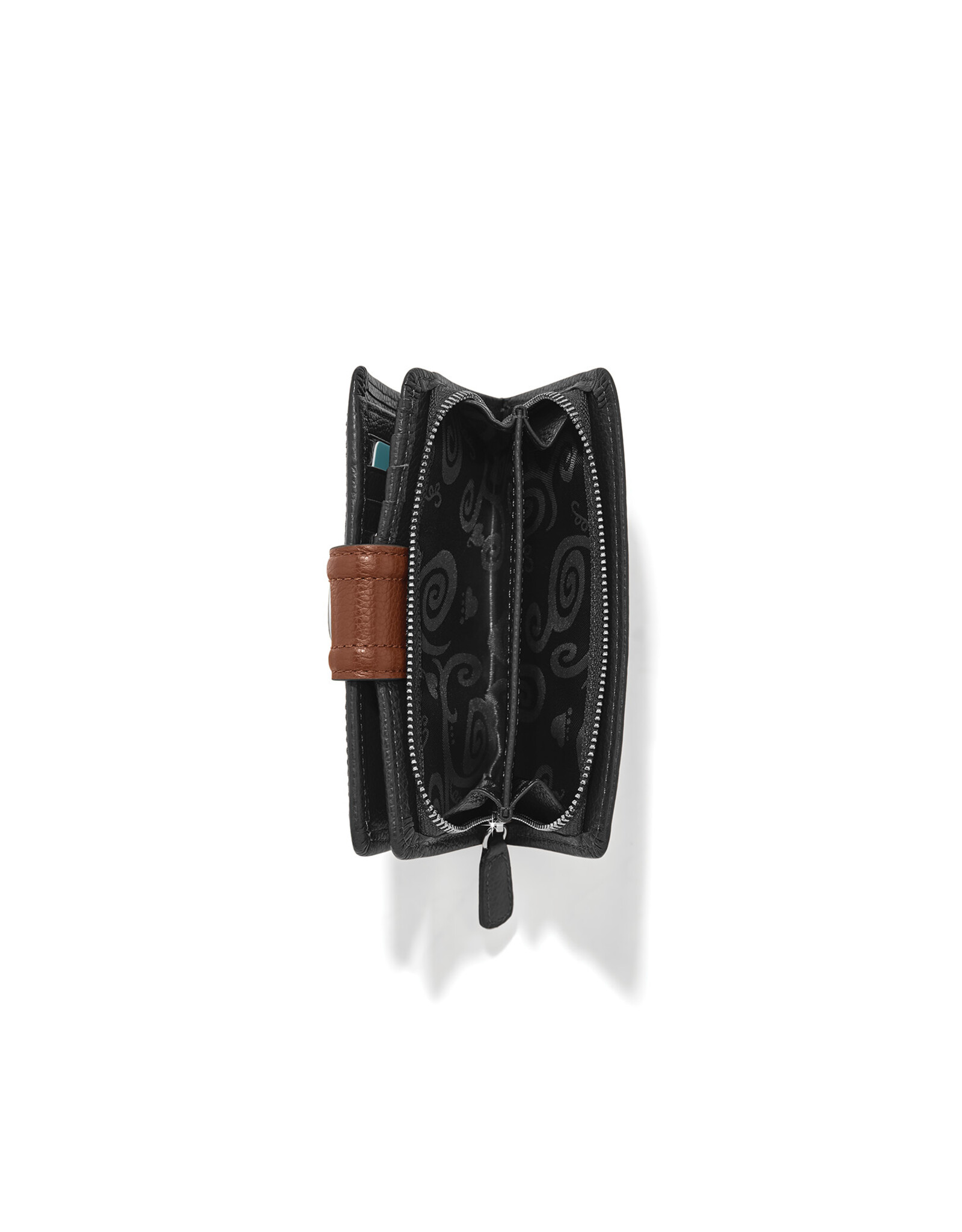 Brighton Brighton T22843 Black Brown Shelby Medium Wallet