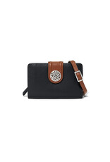 Brighton Brighton T22843 Black Brown Shelby Medium Wallet