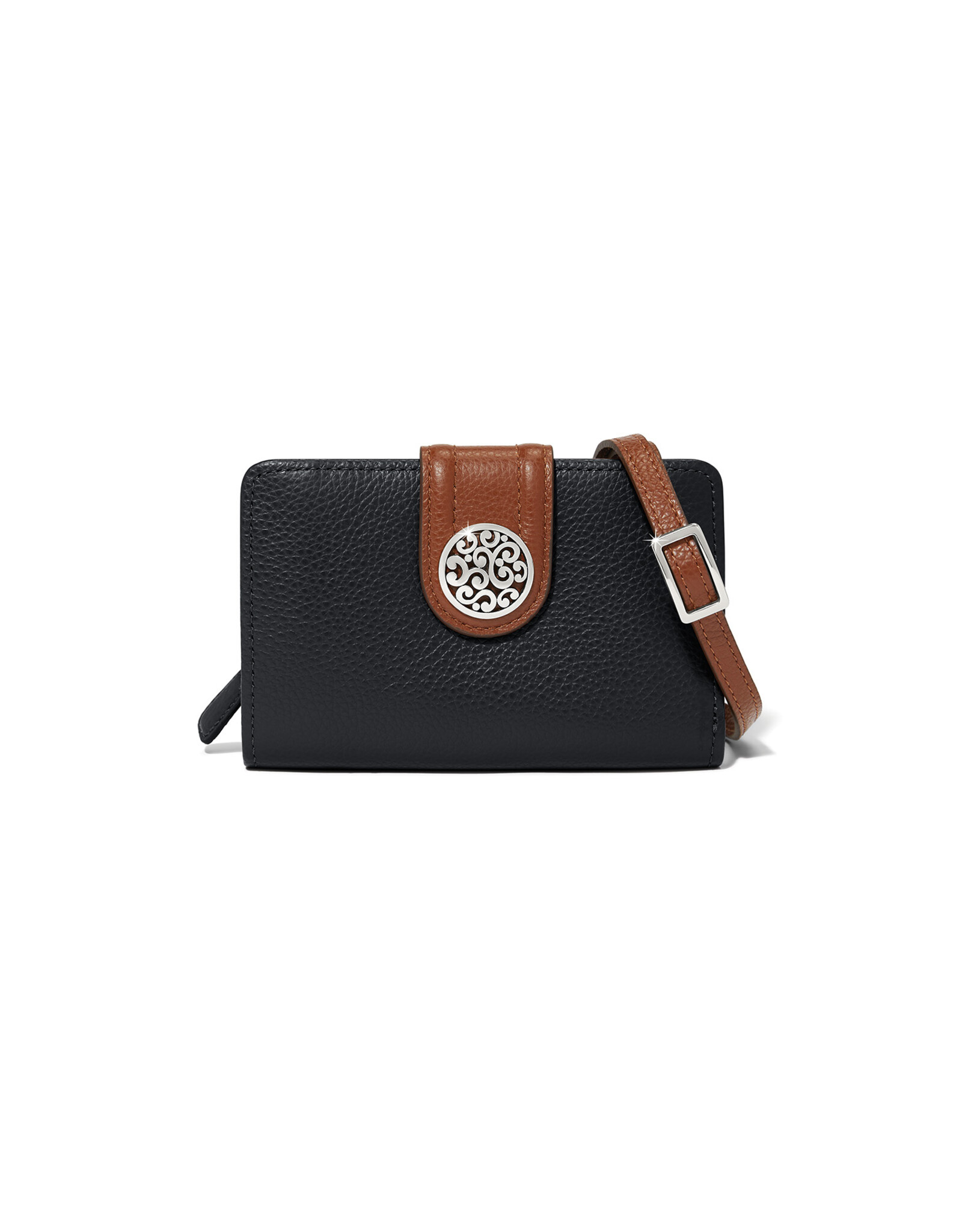 Brighton Brighton T22843 Black Brown Shelby Medium Wallet