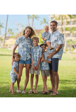 Reyn Spooner Reyn K543026025 Aloha Biscus Kids Button Front Shirt White
