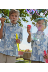 Reyn Spooner Reyn K543026025 Aloha Biscus Kids Button Front Shirt White