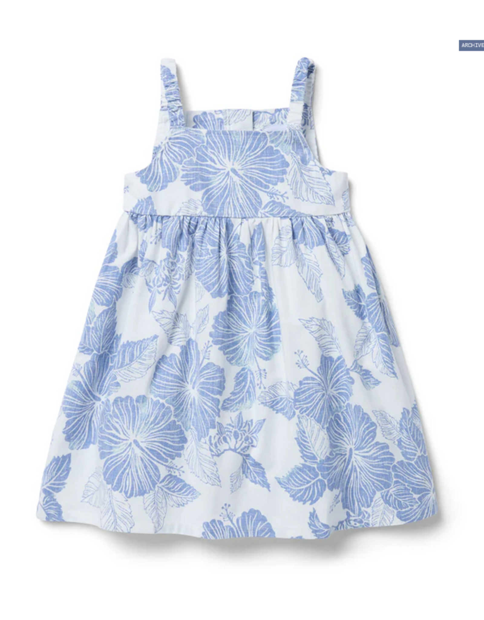 Reyn Spooner Reyn K543091225 Aloha Biscus Kids Sundress White