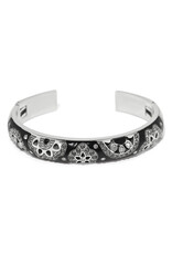 Brighton Brighton JF0405 Flora Black Double Hinged Bangle