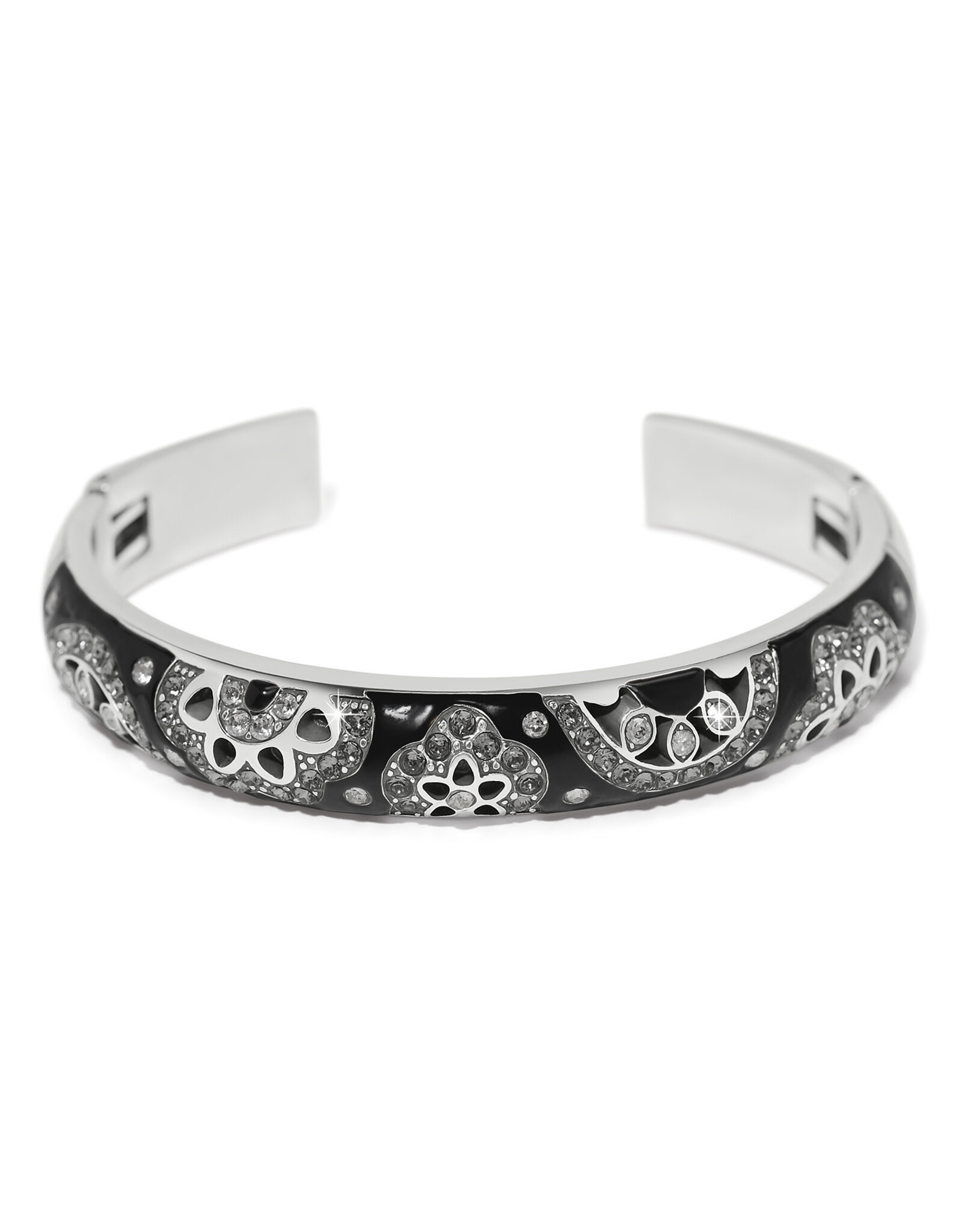 Brighton Brighton JF0405 Flora Black Double Hinged Bangle