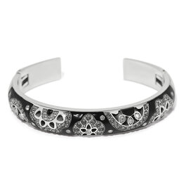 Brighton Brighton JF0405 Flora Black Double Hinged Bangle