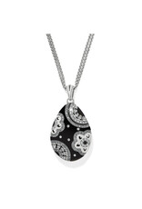 Brighton Brighton JM0141 Flora Convertible Black Necklace Brighton Brighton JM0141 Flora Convertible Black Necklace
