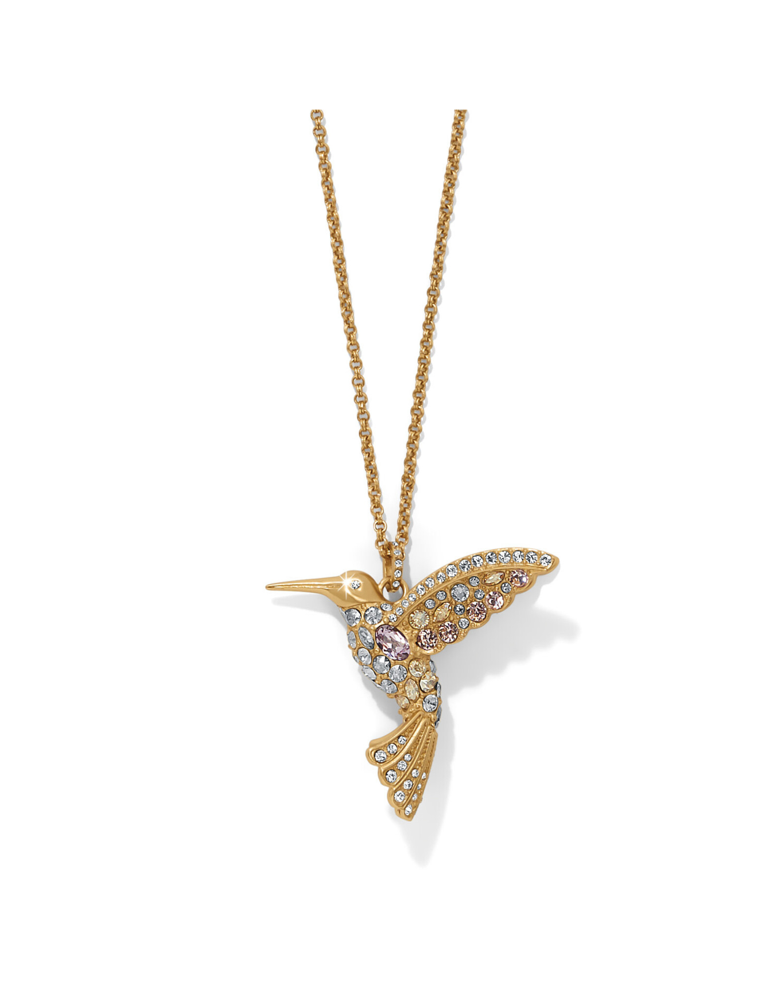 Brighton Brighton JM0142 Trust Your Journey Hummingbird Gold Necklace