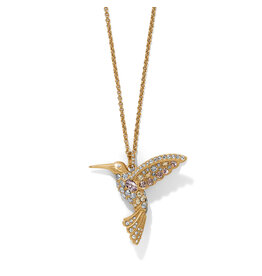 Brighton Brighton JM0142 Trust Your Journey Hummingbird Gold Necklace