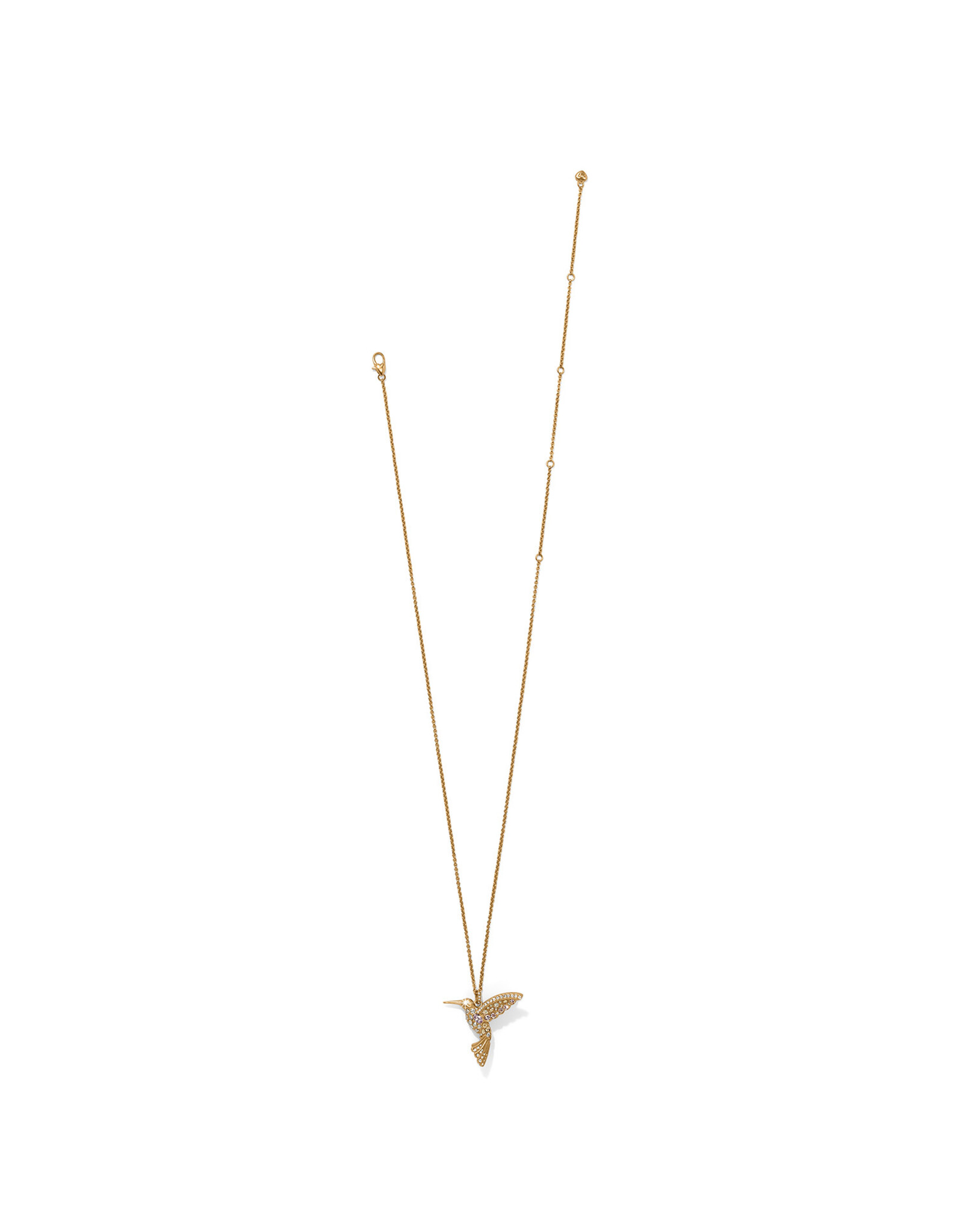 Brighton Brighton JM0142 Trust Your Journey Hummingbird Gold Necklace