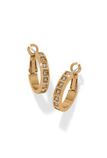 Brighton Brighton JA0263 Love Knows Gold Hoop Earrings