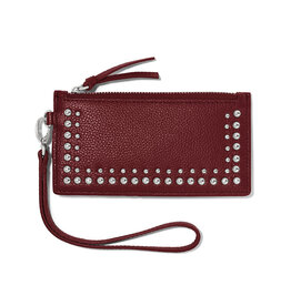 Brighton Brighton E5496G Pretty Tough Card Pouch Garnet