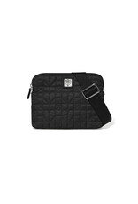 Brighton Brighton H16563 Black Heart Beat Alina Medium Crossbody